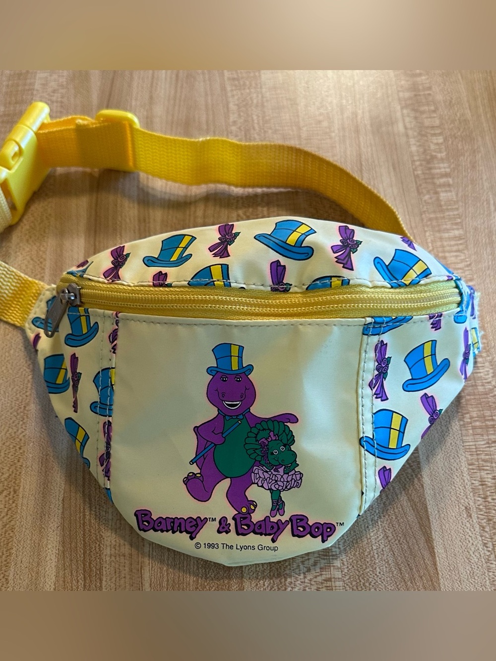 Vintage Barney & Baby Bop Fanny Pack Waist Bag 1993